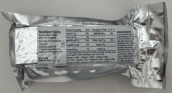 Mainstay food 1 day ration 1200 - Image 2
