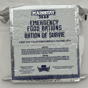 Mainstay Food 3 Day Ration 3600