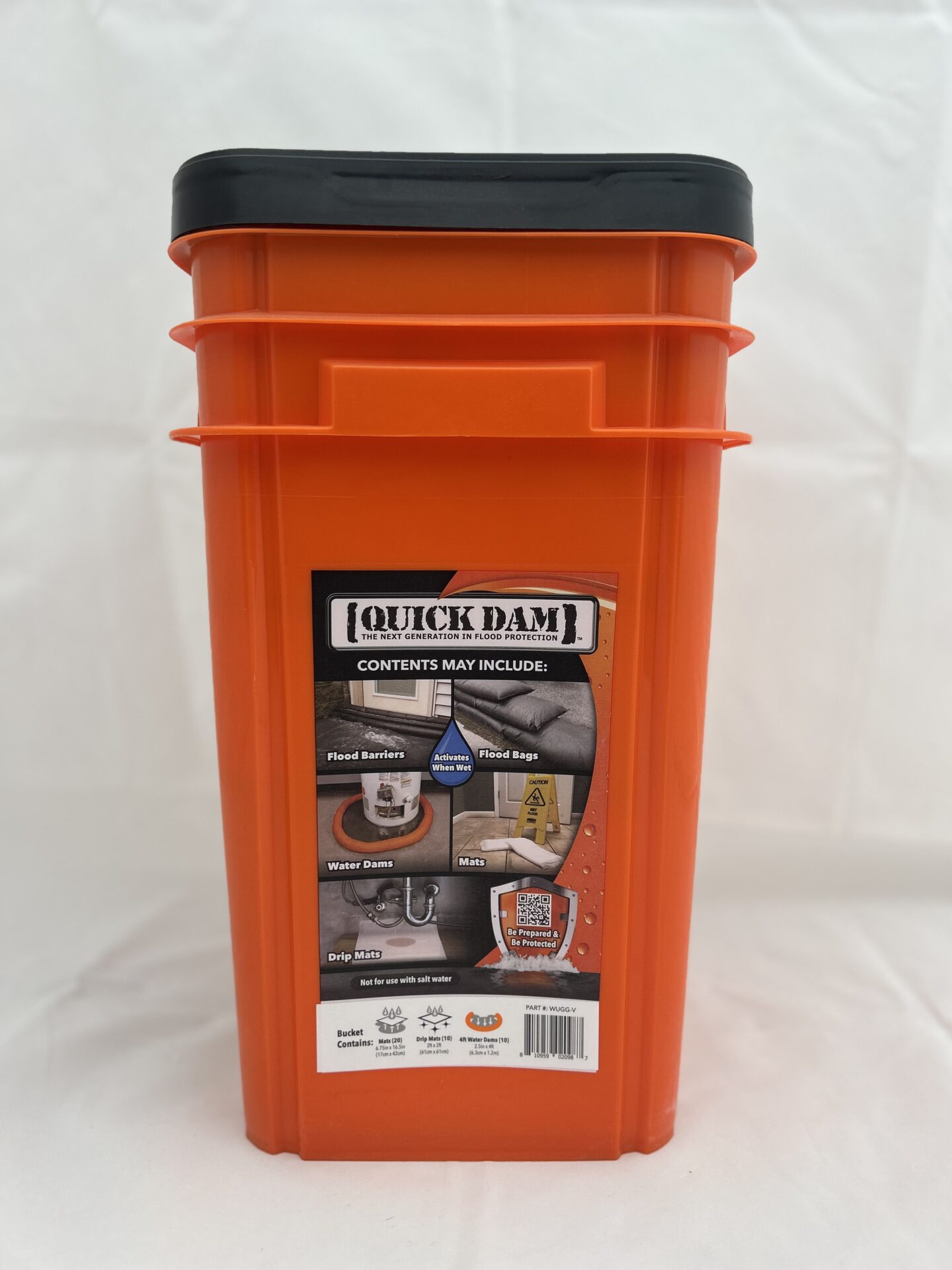 Quickdam grab and go bucket combo outdoor