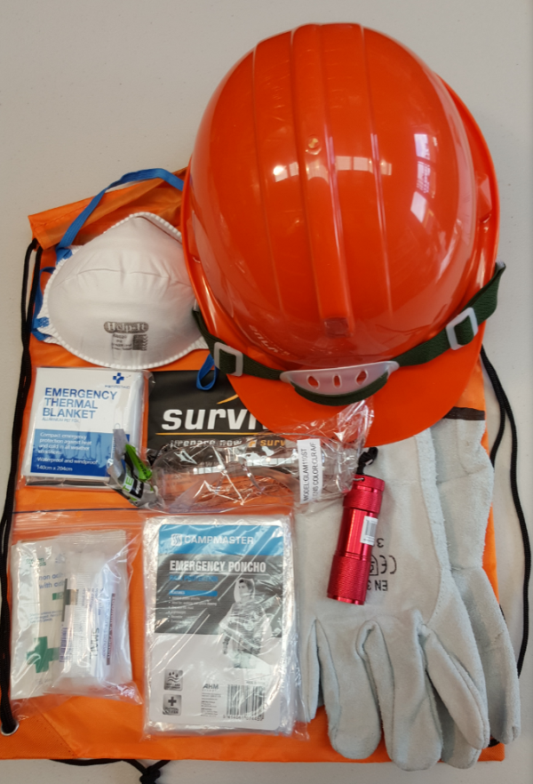 PPE Kit in a Drawstring Bag