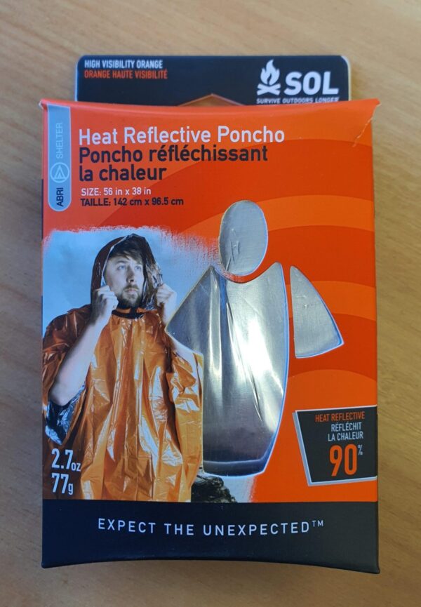 SOL Poncho Heat Reflective
