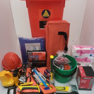 120L Wheelie Kit 10p With Folding Stretcher