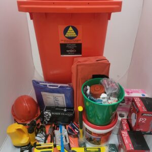 240L Wheelie Kit 50p with Folding Stretcher