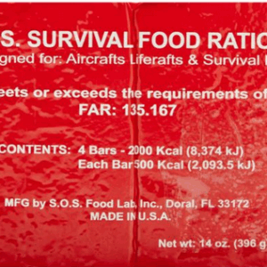 SOS aviation food ration 1000