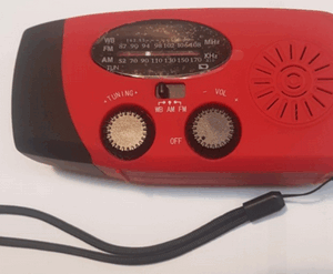 Dynamo Solar Powered USB LED Light Solar Radio