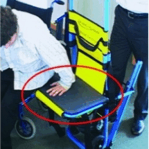 Evac chair comfy pad for seat