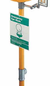 Eye/Face Wash Pedestal Mounted Plastic Bowl