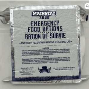 Mainstay Food 3 Day Ration 3600