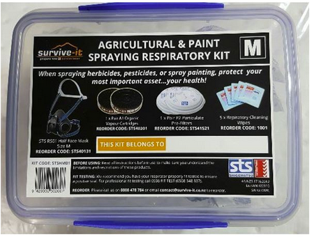 STS half mask spraying respiratory kit