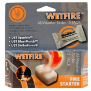 Wetfire Tinder Starter 5pk Fire Starter