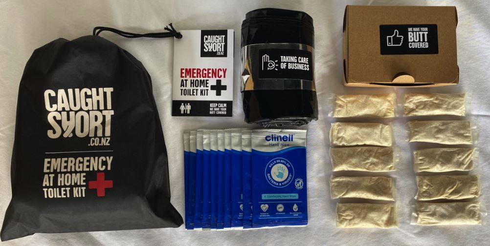 Emergency toilet kit essentials