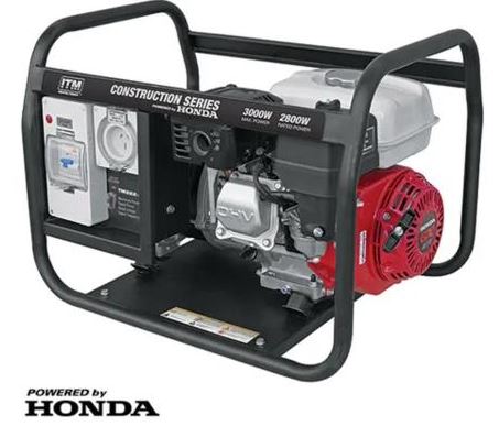 ITM 3.75Kva Generator Petrol 3000W Peak w/Honda GX200 Engine