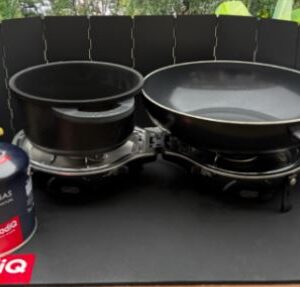 NomadiQ Stove Wind Screen - Black