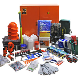 Small Cabinet 50p with folding stretcher