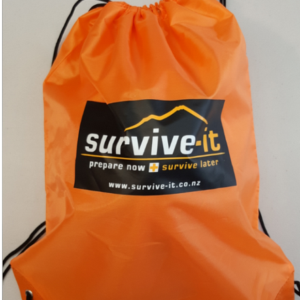 Drawstring bag Survive-it branded
