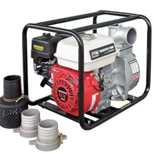 ITM Water Transfer Pump High Volume Petrol 5.5hp GX160 Honda 80mm 60,000 L/H