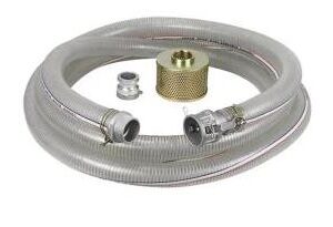 ITM Water Transfer Suction Hose 7M w/Cam Lock Fitting&Filter