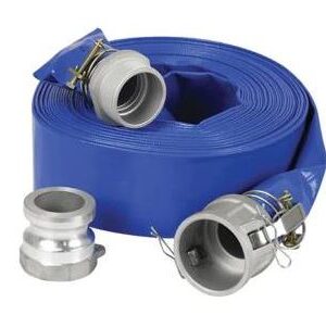 TM Water Transfer Hose Lay Flat 50mmx20M w/Cam Lock Fitting