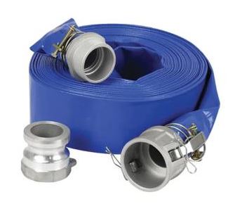 TM Water Transfer Hose Lay Flat 50mmx20M w/Cam Lock Fitting