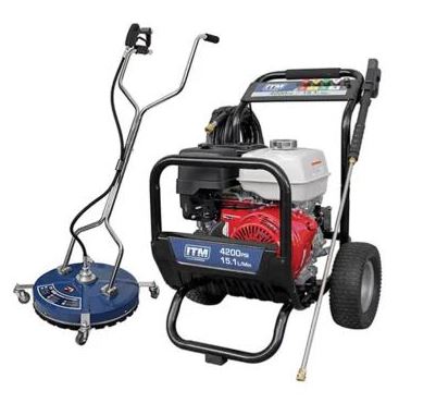 ITM Petrol Pressure Washer Kit GX390 Honda Eng 4200PSI 15.1L